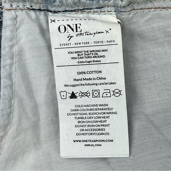 NWT One Teaspoon Lonely Boys Pacifica Destroyed Jeans Sz 28 - Picture 14 of 16